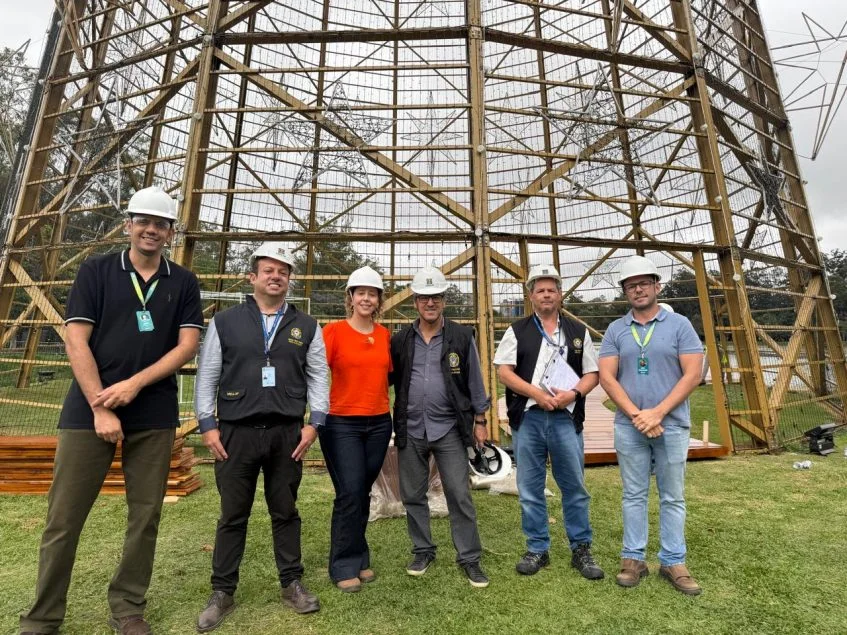Fiscalização de Natal no Parque do Ibirapuera